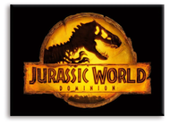 JURASSIC WORLD - Logo - aimant 6.3x8.9cm
