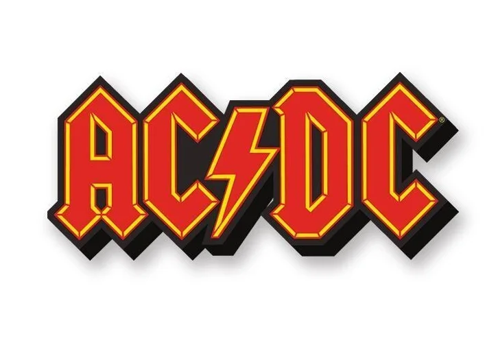 AC/DC - Logo - Gros aimant