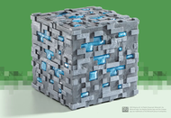 MINECRAFT - Minerai de Diamant Lumineux - Réplique Collector 10cm