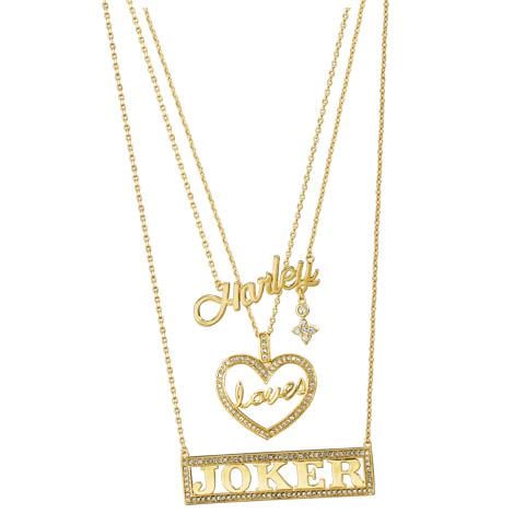 SUICIDE SQUAD - Harley Loves Joker - Lot de 3 pendentifs