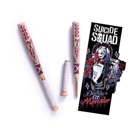 SUICIDE SQUAD - Stylo Batte de Baseball Harley Quinn + Marque-Pages