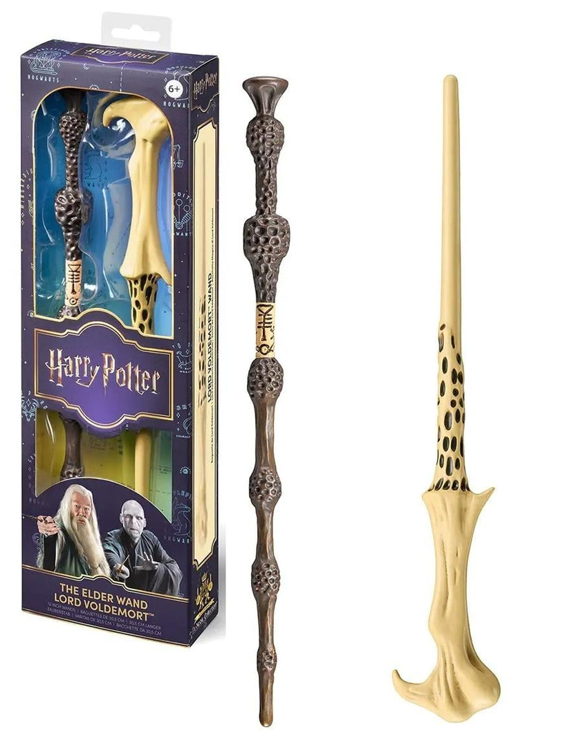 HARRY POTTER - 2 Baguettes PVC - Lord Voldemort & Baguette de Sureau