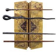 HARRY POTTER - Présentoir 4 baguettes - La carte du maraudeur