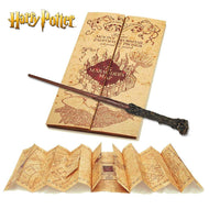 HARRY POTTER - Baguette d'Harry & carte du Maraudeur