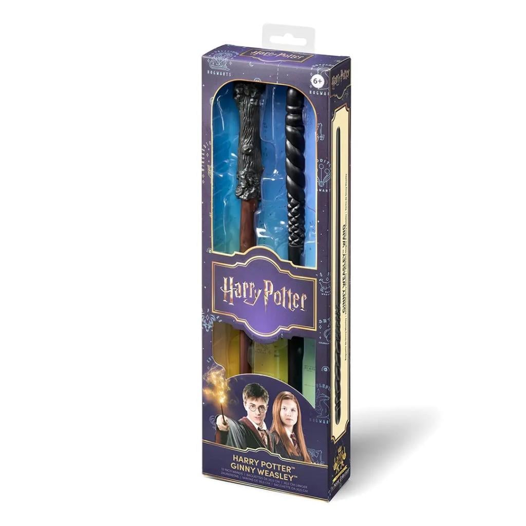 HARRY POTTER - 2 Baguettes PVC - Harry Potter & Ginny Weasley