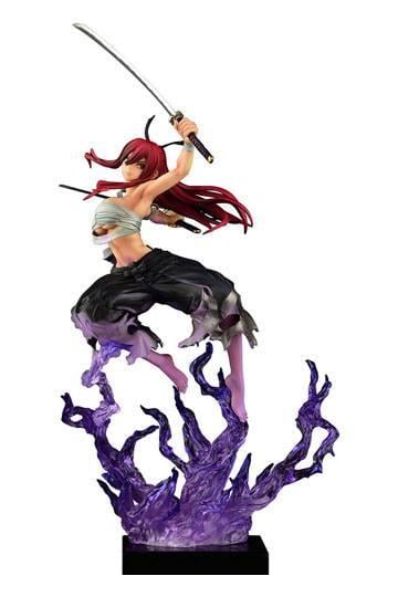 FAIRY TAIL-Erza Scarlet Samurai Ver. Shikkoku -Statuette OrcaToys 43cm