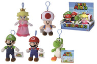 SUPER MARIO - Porte-Clés Peluche - Display 12pc 4 assortiments- 12cm