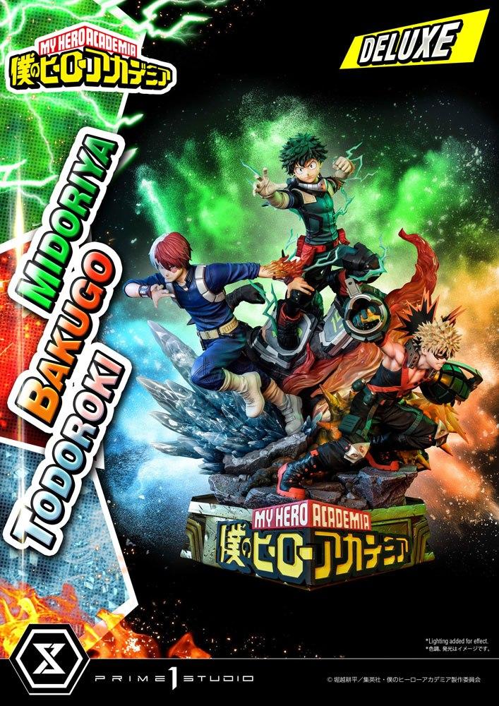 MY HERO ACADEMIA - Midoriya, Bakugo & Todoroki - Statuette Deluxe 69cm