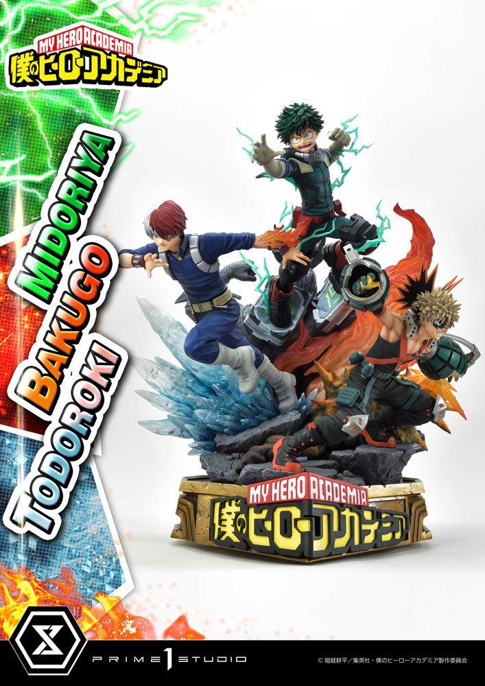 MY HERO ACADEMIA - Midoriya, Bakugo & Todoroki - Statuette 69cm