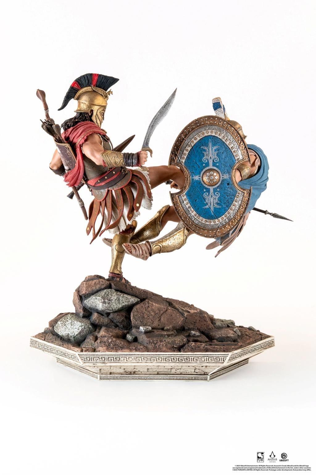 ASSASSIN'S CREED - Alexios "Spartan Kick" - Statuette Diorama 1/6 40cm
