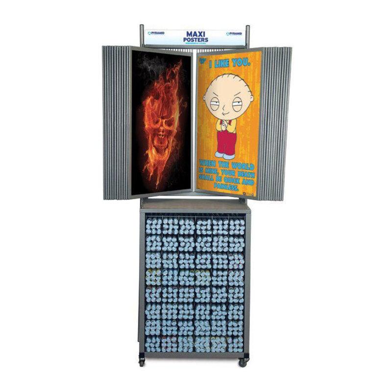 DISPLAY METAL - PA48 - 432 Maxi Poster 61x91 - 48 Faces