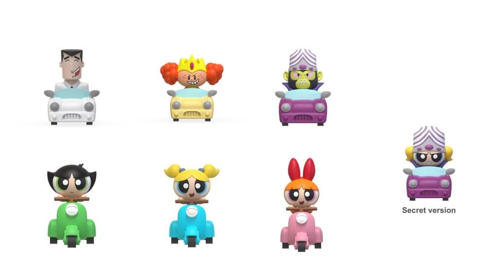 LES SUPER NANAS - Pull Black Car - Blind Box 5cm (6pcs)