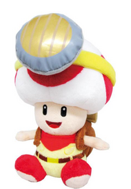 CAPTAIN TOAD - Capitaine Toad - Peluche 18cm