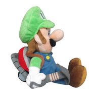 LUIGI'S MANSION - Luigi avec Poltergust - Peluche 25cm