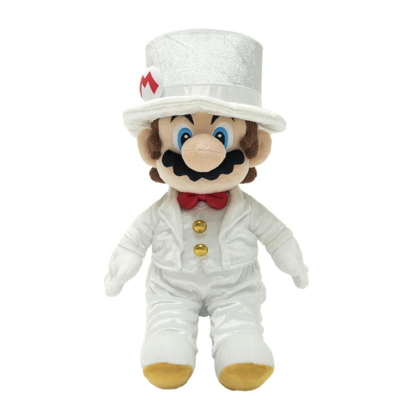 MARIO ODYSSEY - Mario "Tenue de Mariage avec boite" - Peluche 35cm