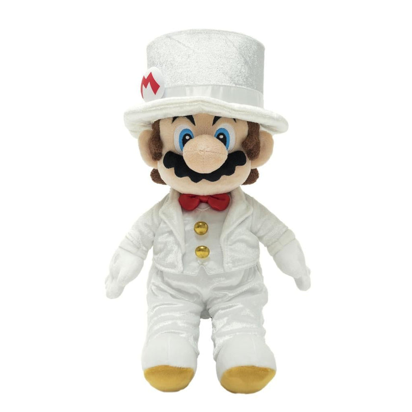 MARIO ODYSSEY - Mario "Tenue de Mariage avec boite" - Peluche 35cm
