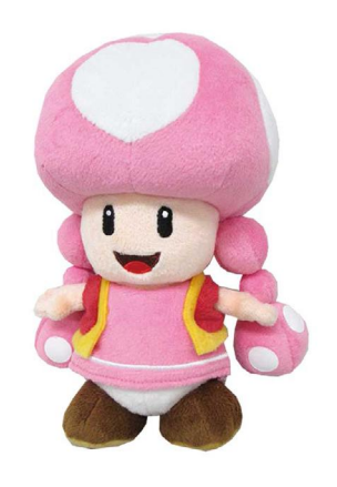 SUPER MARIO - Toadette - Peluche 20cm