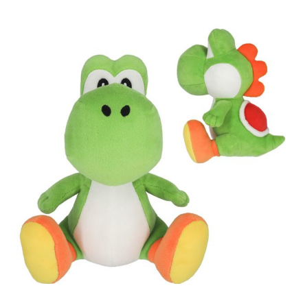 SUPER MARIO - Yoshi Vert - Peluche 20cm