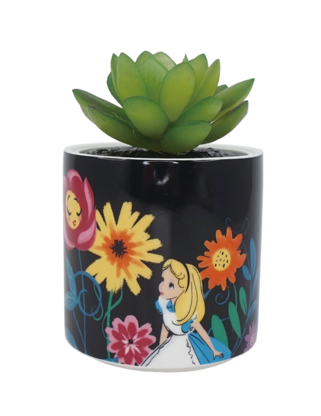 ALICE AU PAYS DES MERVEILLES - Faux Pot à Plantes 6.5cm