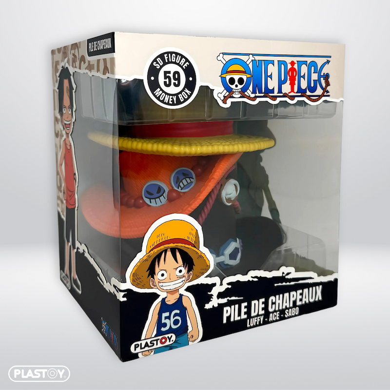 ONE PIECE - Chapeaux - Tirelire PVC 16cm