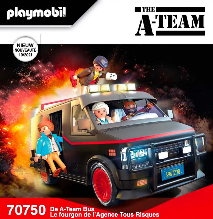 MOVIE CARS - Fourgon de L'agence tous Risques 'PLAYMOBIL'