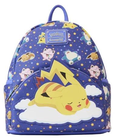 POKEMON - Pikachu et Amis dormant - Mini Sac à Dos LoungeFly