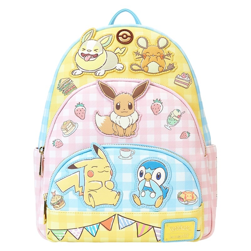 POKEMON - Cafe - Mini Sac à Dos Triple Poche LoungeFly