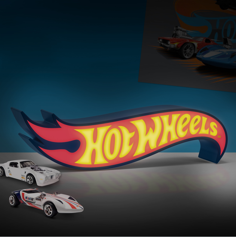 HOT WHEELS - Logo - Lampe Shaped 31.3cm