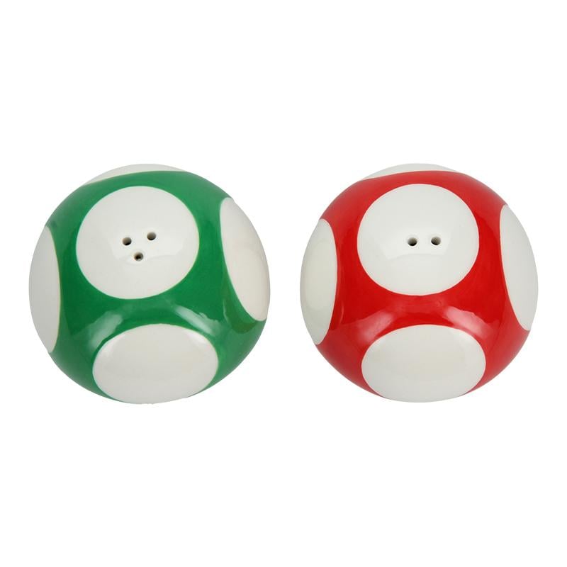 SUPER MARIO - Champignons - Set Salière et Poivrière