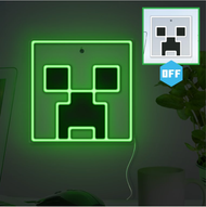 MINECRAFT - Creeper - Lampe Murale Neon LED
