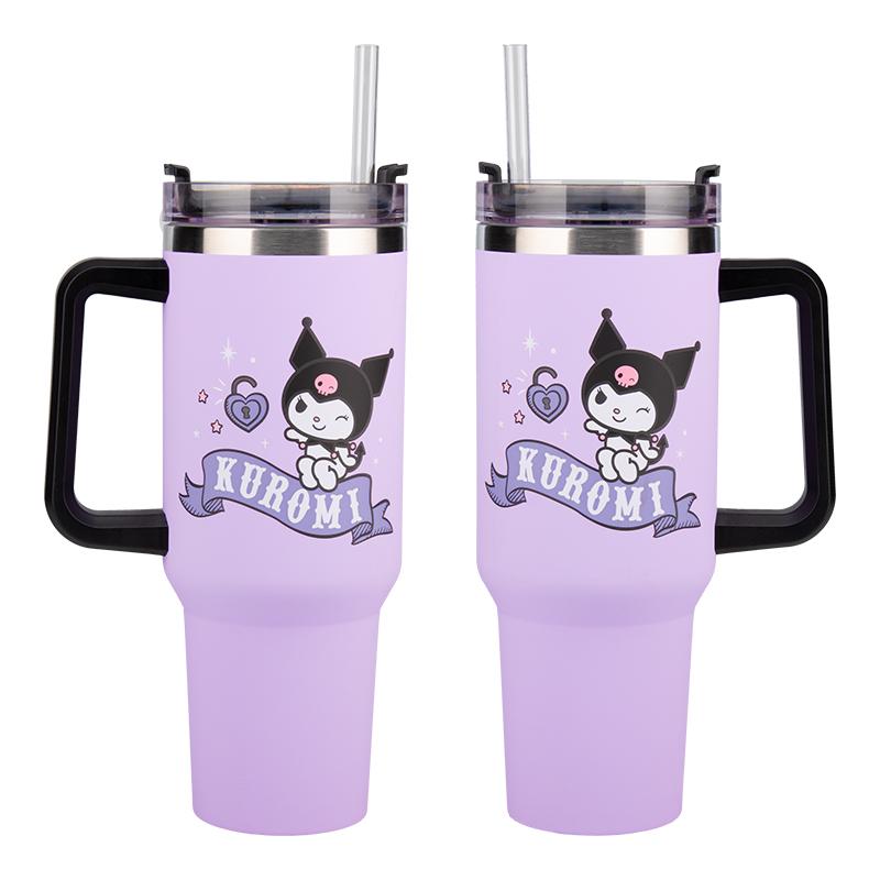 KUROMI - Mug de Voyage XL 900ml avec paille