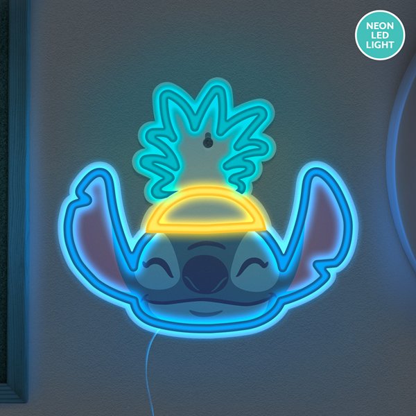 STITCH - Ananas - Lampe Murale Neon LED