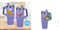 MINECRAFT - Purple - Mug de Voyage XL 900ml avec paille