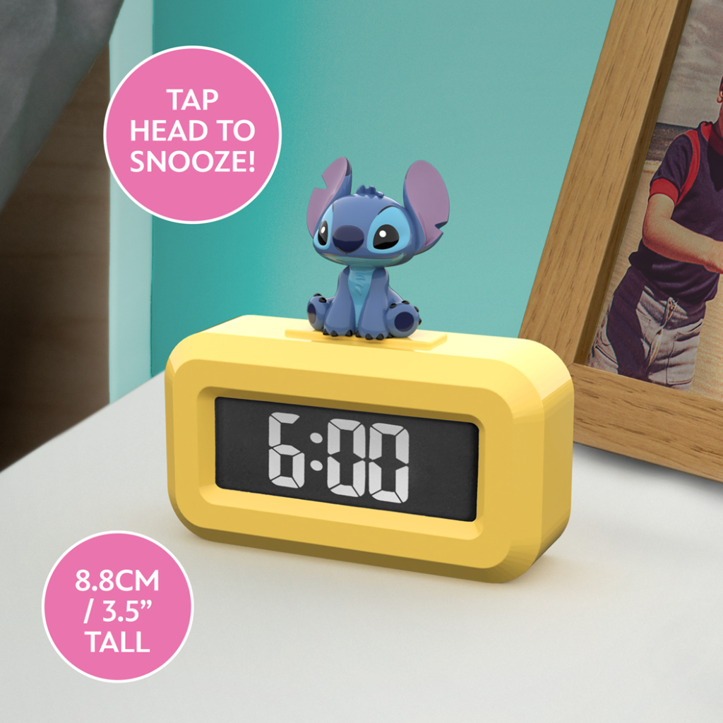 STITCH - Reveil avec Mini Figurine