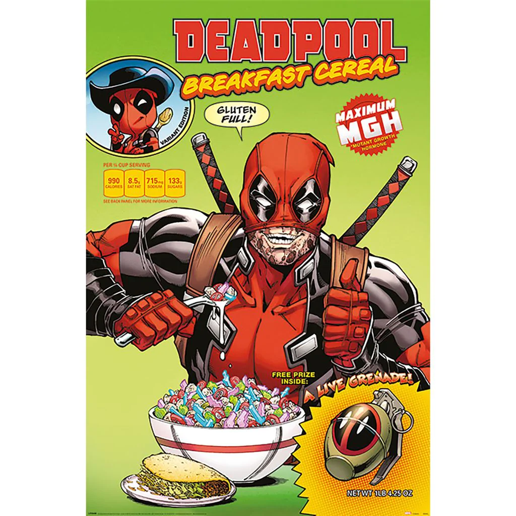 DEADPOOL - Céréale - Poster 61x91cm