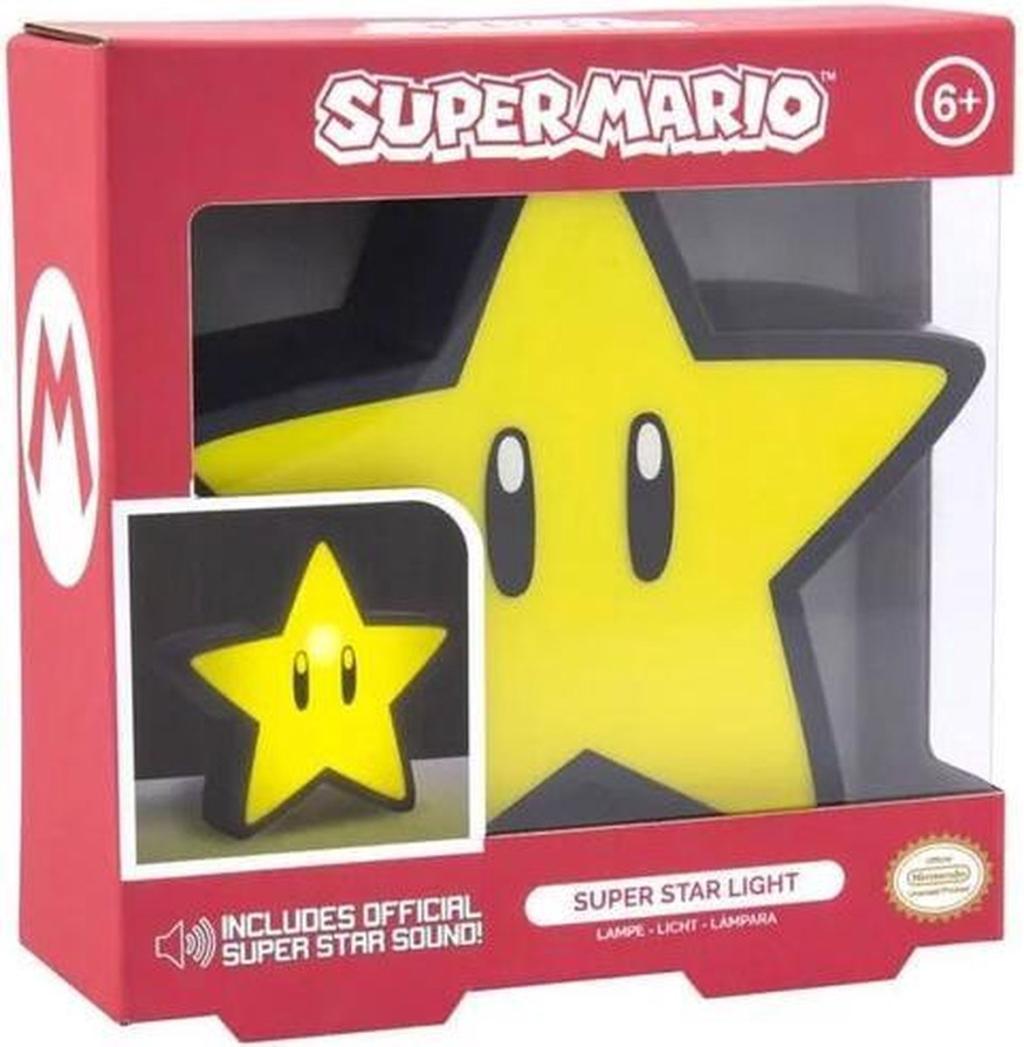 SUPER MARIO - Super Etoile - Lampe avec son