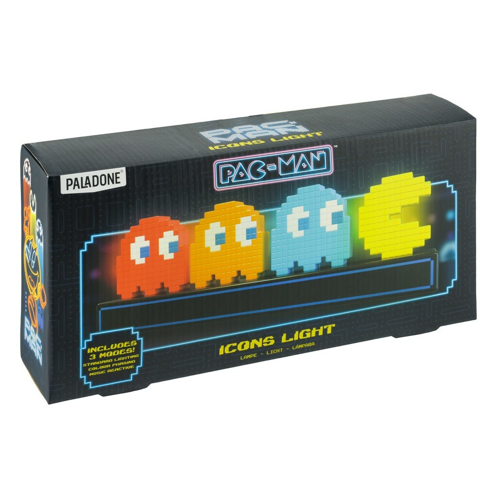 PAC MAN - Pac-Man et Fantome - Lampe V2