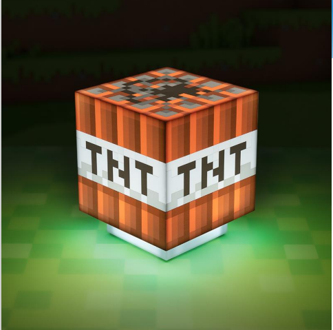 MINECRAFT - TNT - Lampe avec Son 12cm