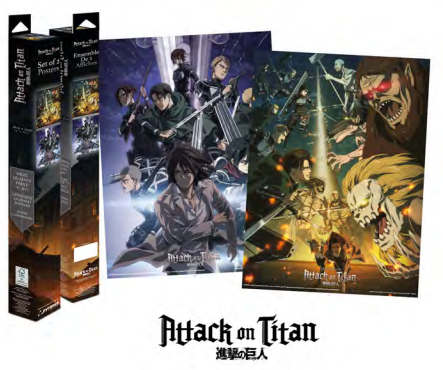 L'ATTAQUE DES TITANS - Saison Finale - Set 2 Posters 52 x 38cm