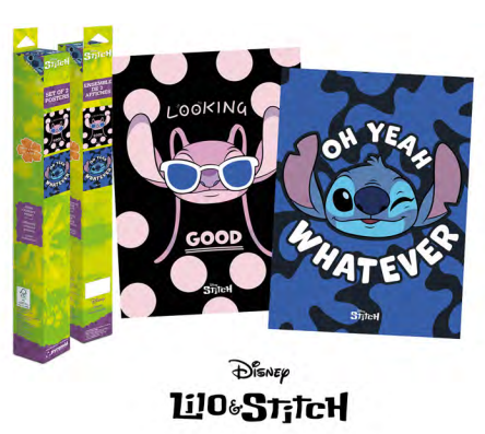 LILO & STITCH - Stitch & Angel - Set 2 Posters 52 x 38cm