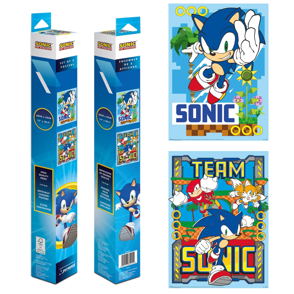 SONIC - Green Hill - Set 2 Posters 52 x 38cm
