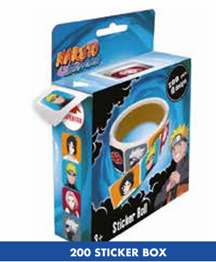 NARUTO - Boîte à stickers (200)