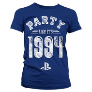 PLAYSTATION - T-Shirt Party Like It's 1994 - GIRL Navy (S)