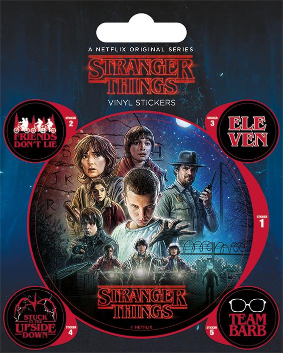 STRANGER THINGS - One Sheet - Stickers en vinyle