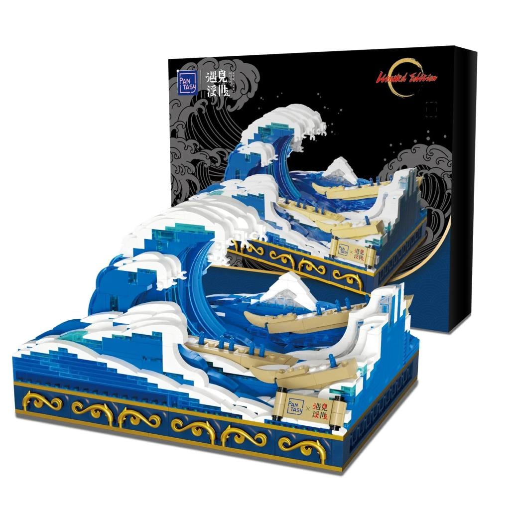 PANTASY - La grande vague de Kanagawa - Bloc de Construction 1497 pcs