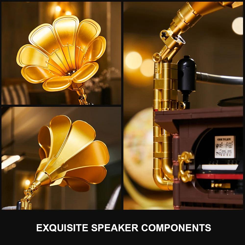 PANTASY - Gramophone Rétro - Bloc de Construction