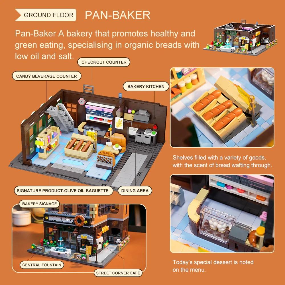 PANTASY - Boulangerie - Bloc de Construction 2646 pcs