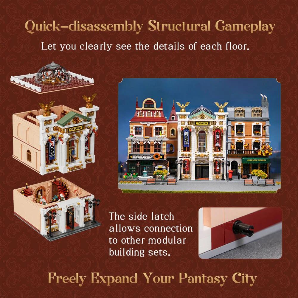 PANTASY - L'Opera - Bloc de Construction 3518 pcs
