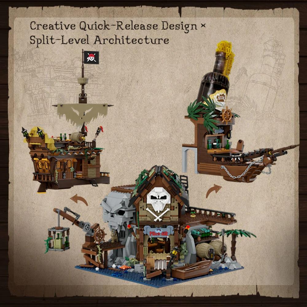 PANTASY - Le pub des pirates - Bloc de Construction 2814 pcs