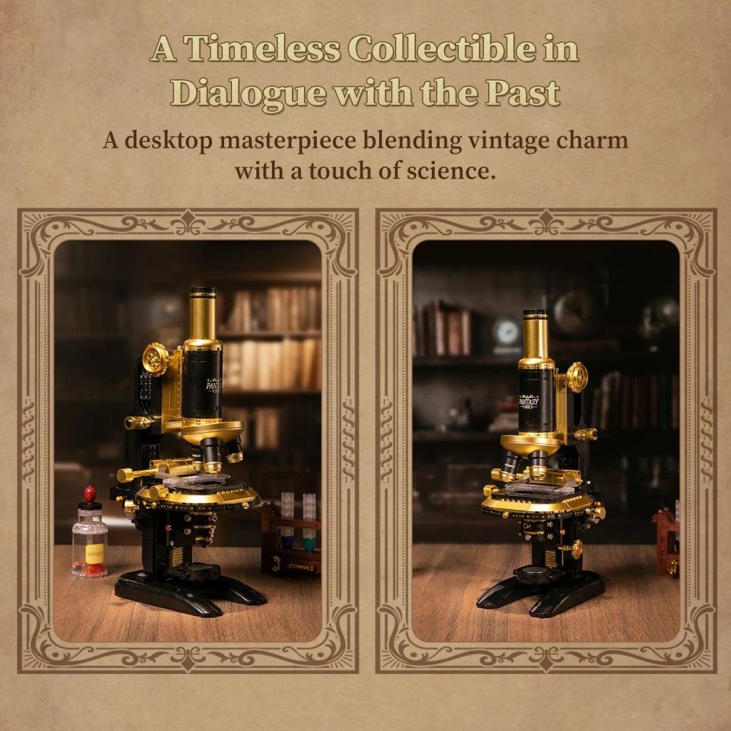 PANTASY - Microscope - Bloc de Construction 1107 pcs